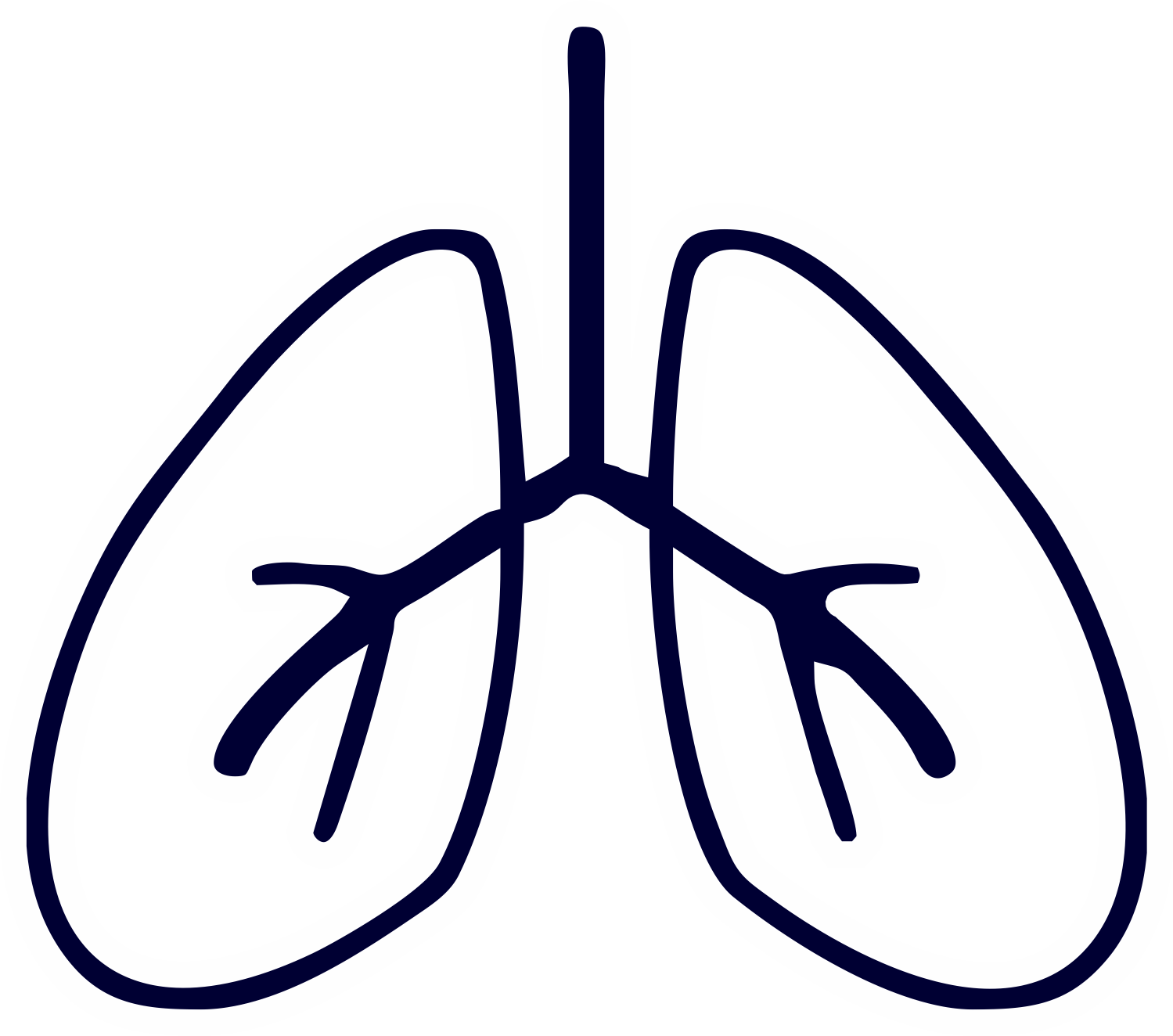 Spirometry - Line Art (1499x1324)