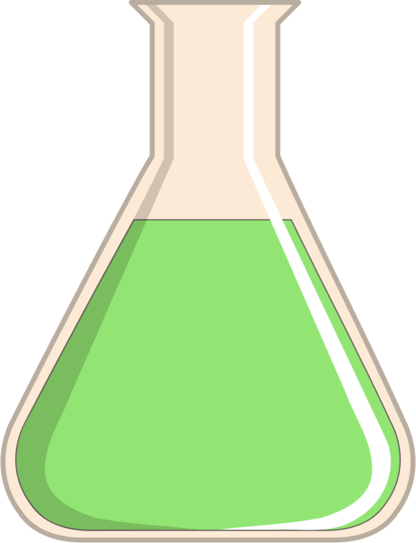 Laboratory Flask Vector Clip Art - Science Lab Tool Clipart (600x783)