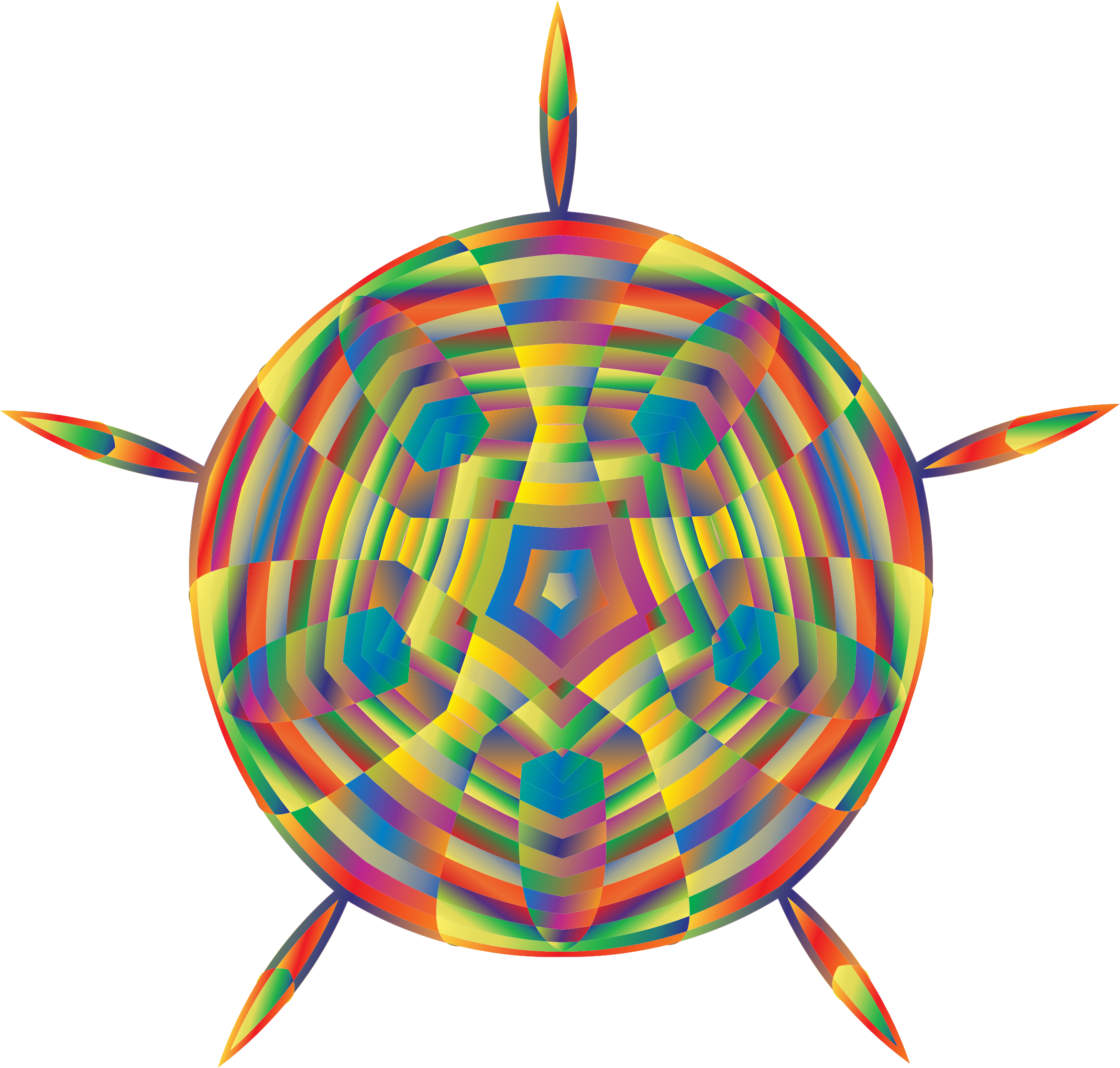 Geometric Abstract Art Picture - Multi Dimensional (2342x2232)