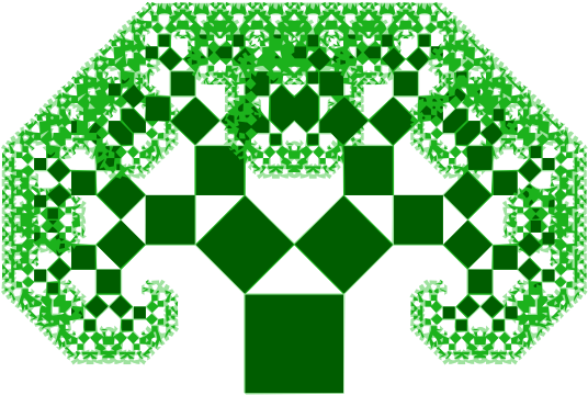 Pythagoras Tree 555px - Pythagoras Tree (555x555)