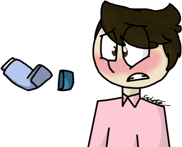 Lil Asthmatic Kid By Cakebatterstudios - Cartoon (1024x576)