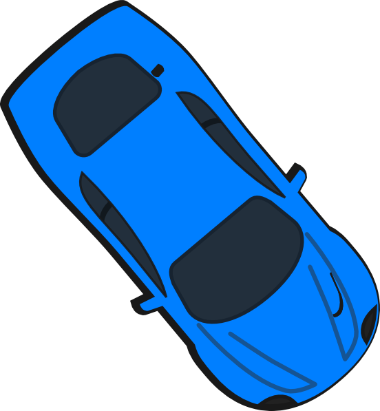 Car Icon Png Top View (552x597)