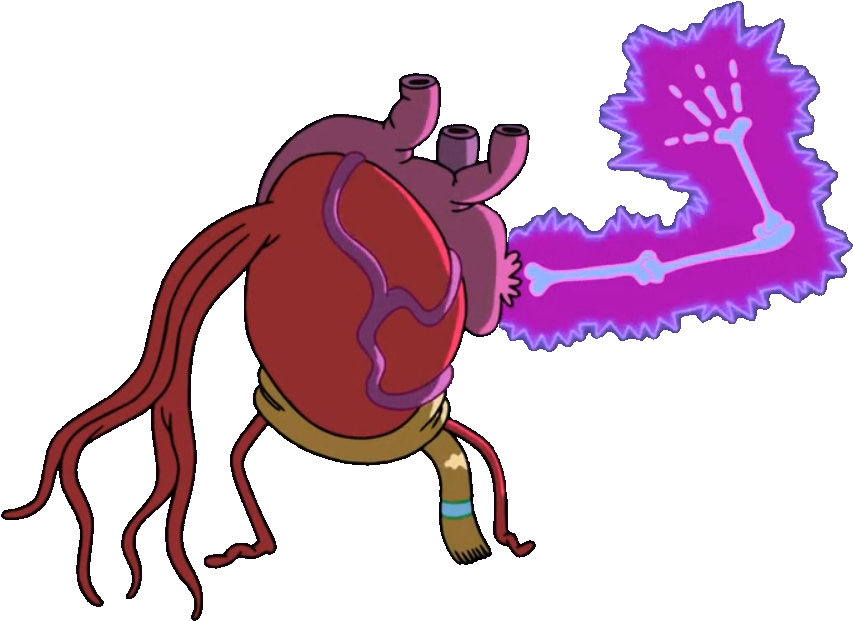 Heart Beast - Cartoon (869x644)