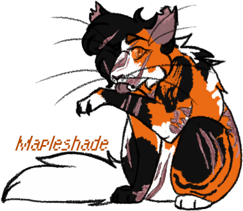 Besides Just Her Normal Scars, I Imagine Mapleshade - Mapleshade (500x438)