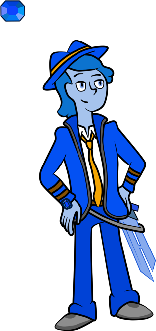 Blue Diamond Ii - Cartoon Network Stepven Univers Season 4 White Diamond (400x700)