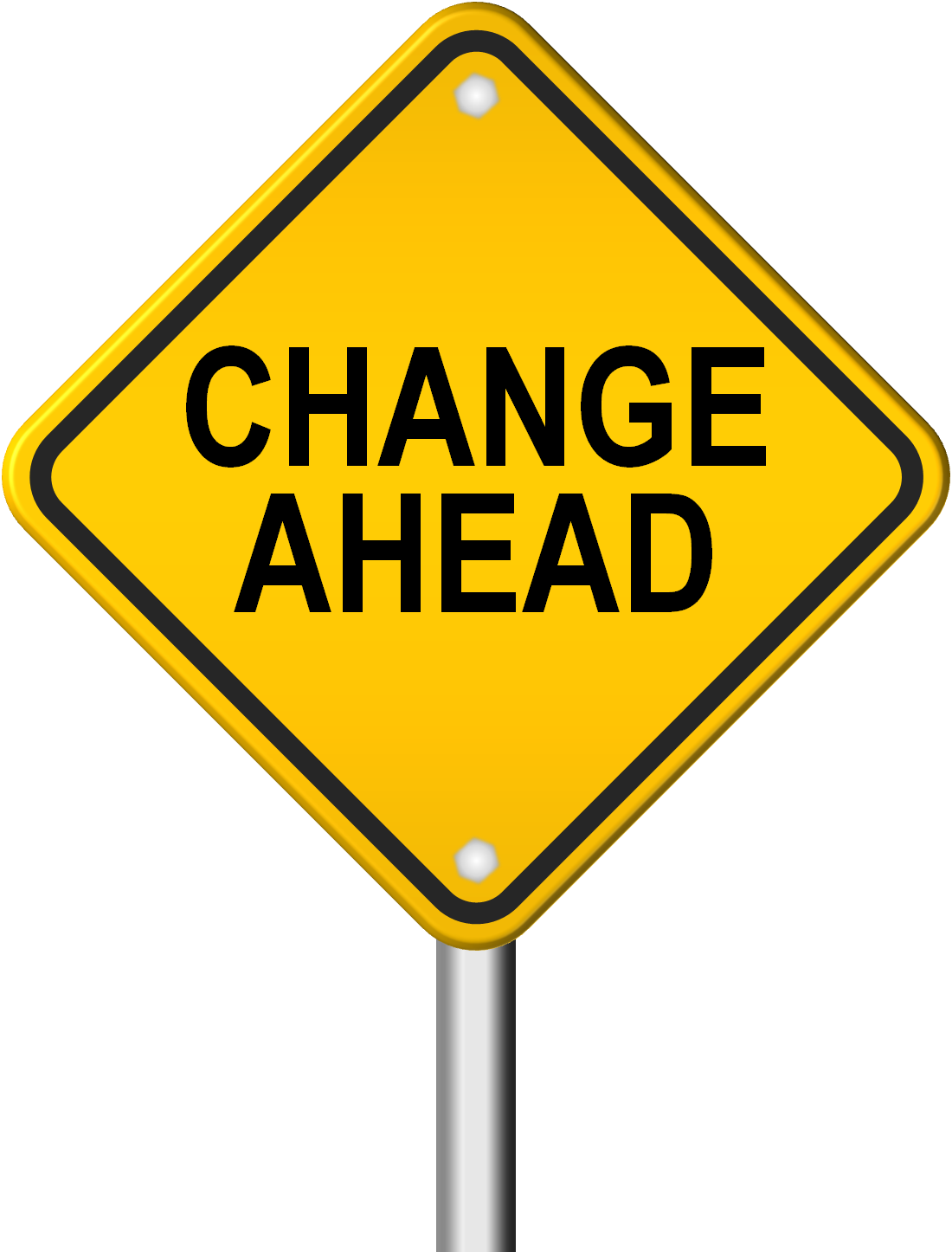 Change Ahead Sign - Change Ahead (1100x1446)