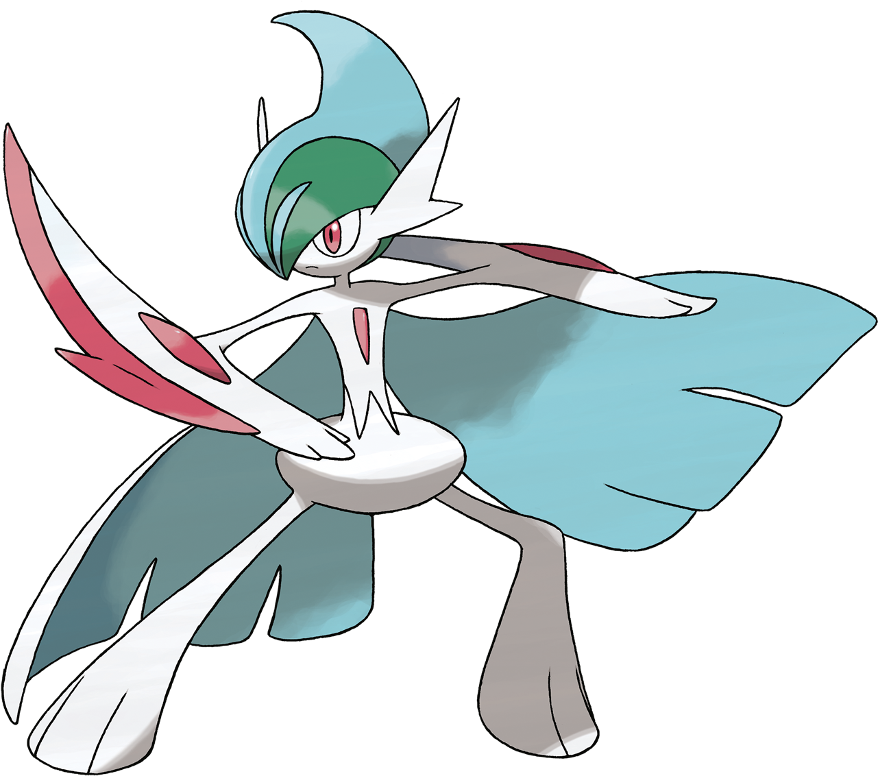 Mega Gallade - Gallade And Mega Gallade (1280x1280)