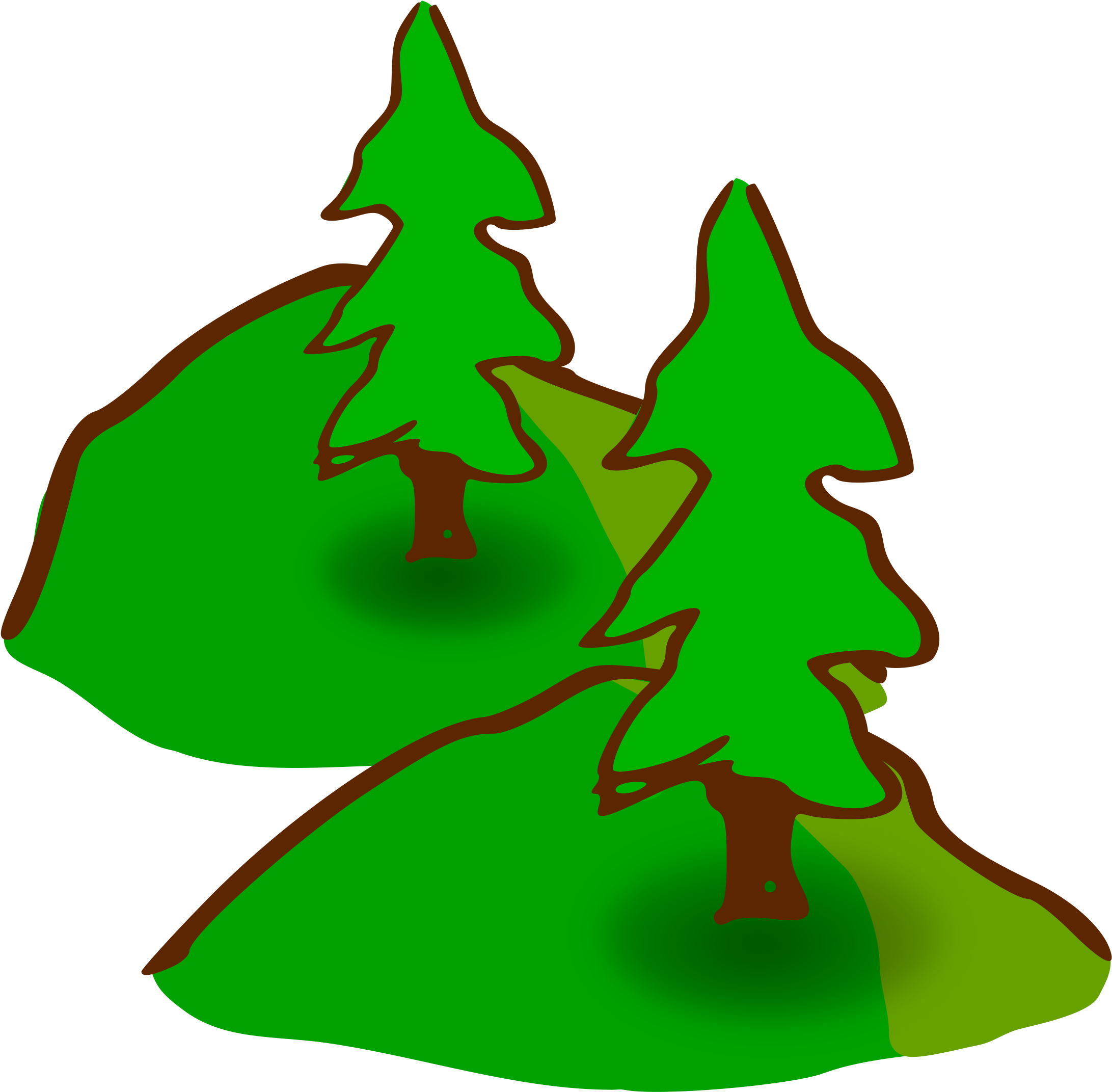 Big Image - Dschungel Clipart (2400x2400)