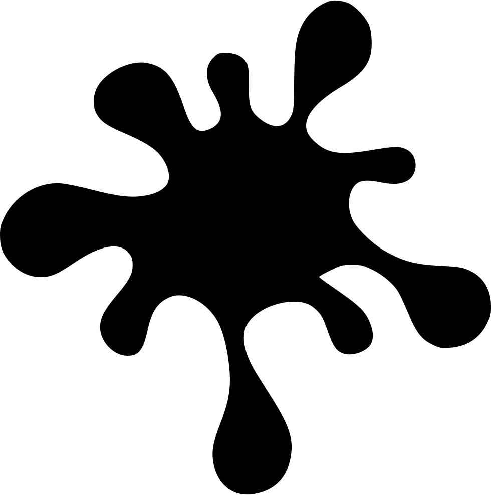 Paint Splash Comments - Paint Splatter Free Icon (980x988)