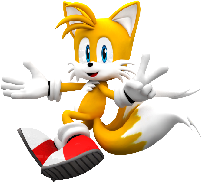 Fox Tails - Tails The Fox 3d (700x700)