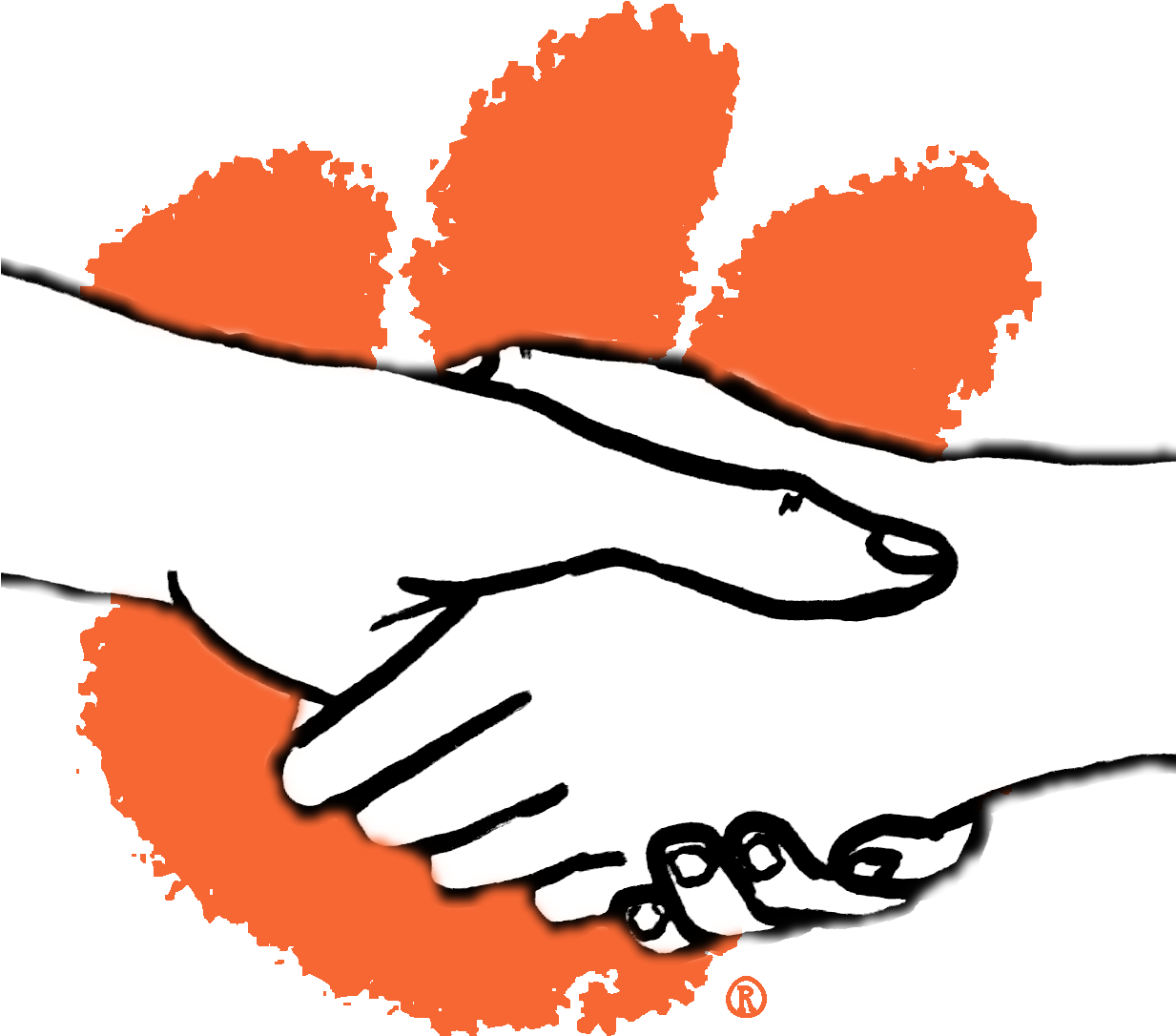 Clemson Helper - Clemson Tiger Paw Logo (1232x1230)