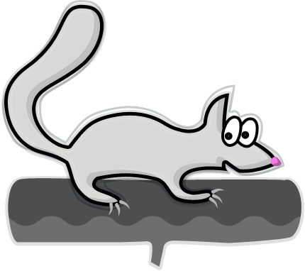 Possum's Log - Opossum (430x382)