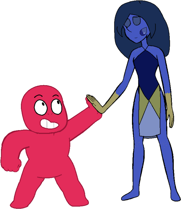High Five ) By Asexual-senpai - Cartoon (783x1021)