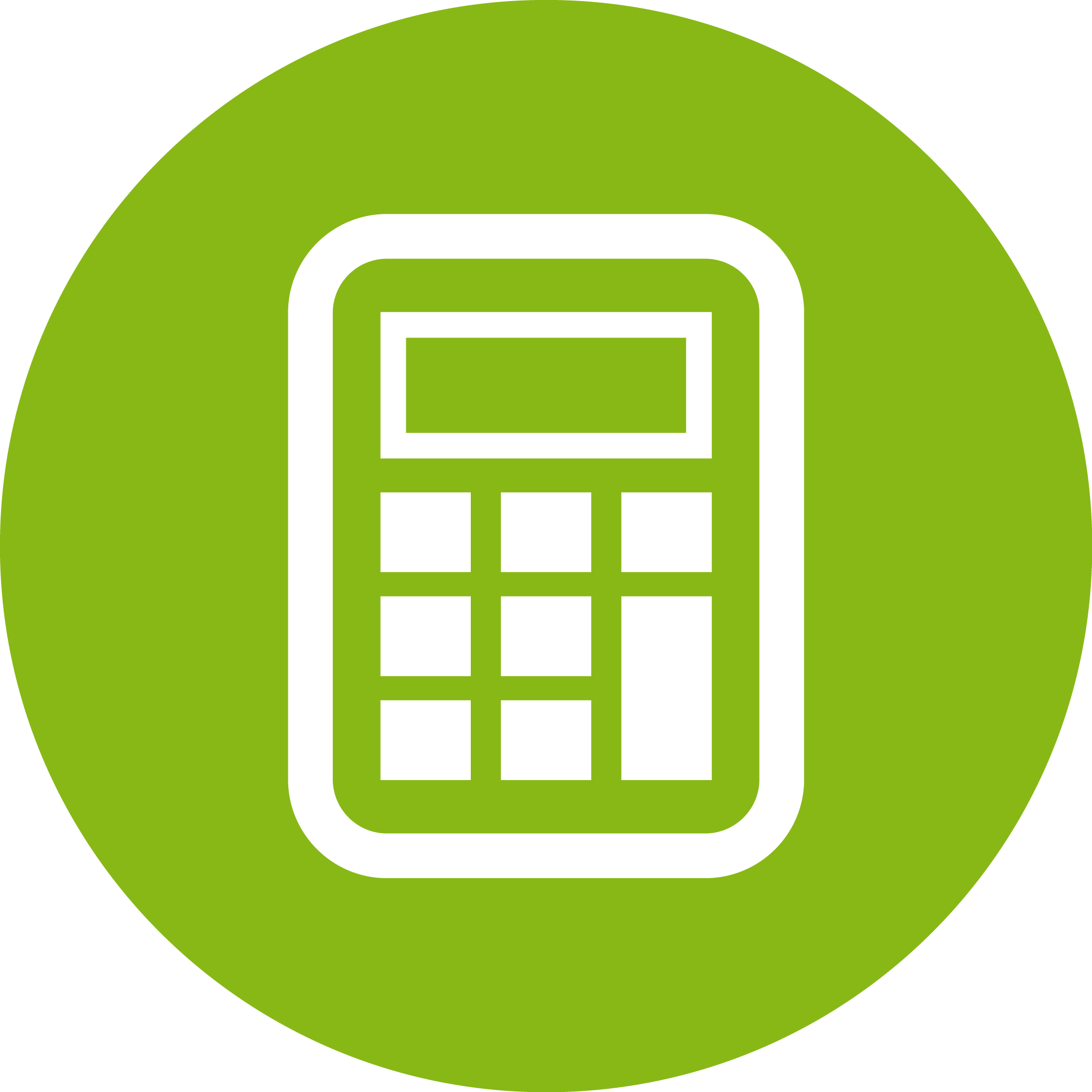 Bookkeeping Icon - Accounts Icon (2083x2083)