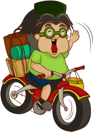 Mudik - Cartoon (425x517)