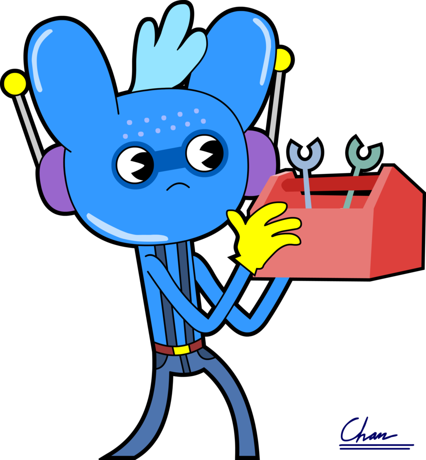 Your Finest Handyman By Digbio - Cartoon (860x928)