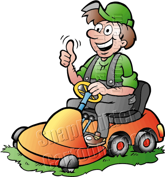 Lawn Mower Drawing (600x600)