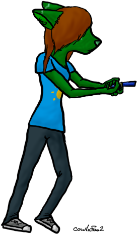 Push Pop Lightsaber By Cowlufoo - Cartoon (280x470)