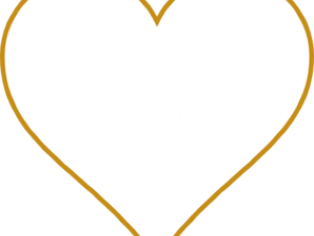 Gold Heart Clipart - Circle (640x480)