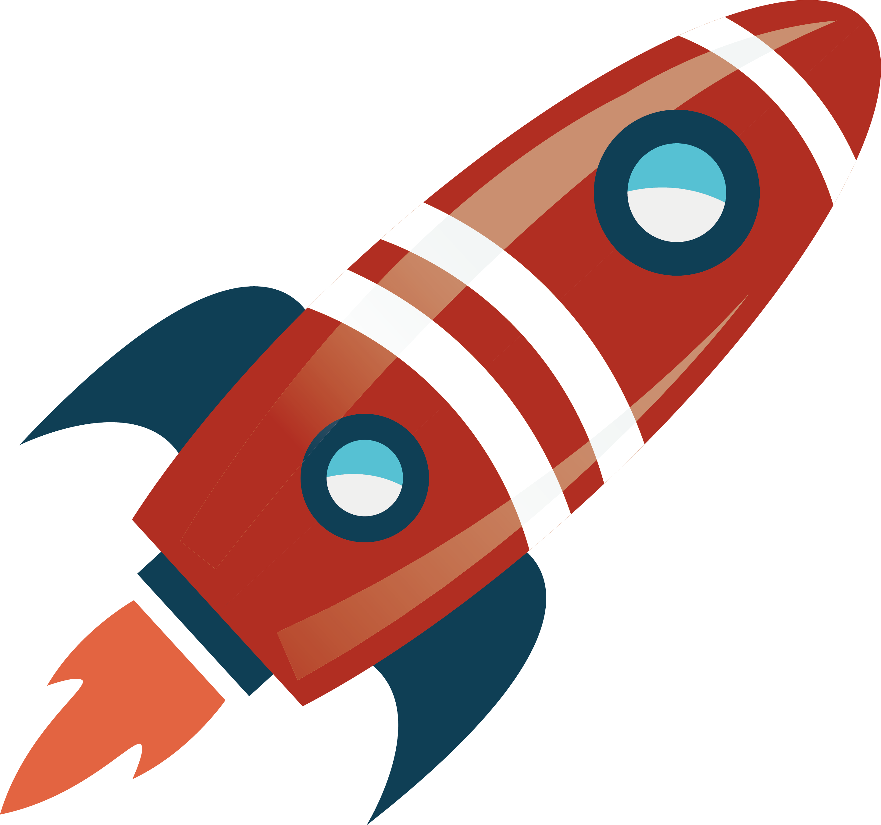 Rocket Launch Cartoon - Rocket Launch Vector Png (2890x2706)