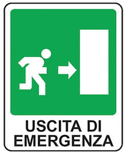 Signage Emergency Exit Dx - Cartel (400x400)