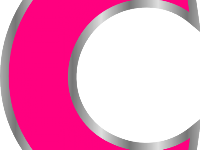 C Clipart Huruf - Circle (640x480)