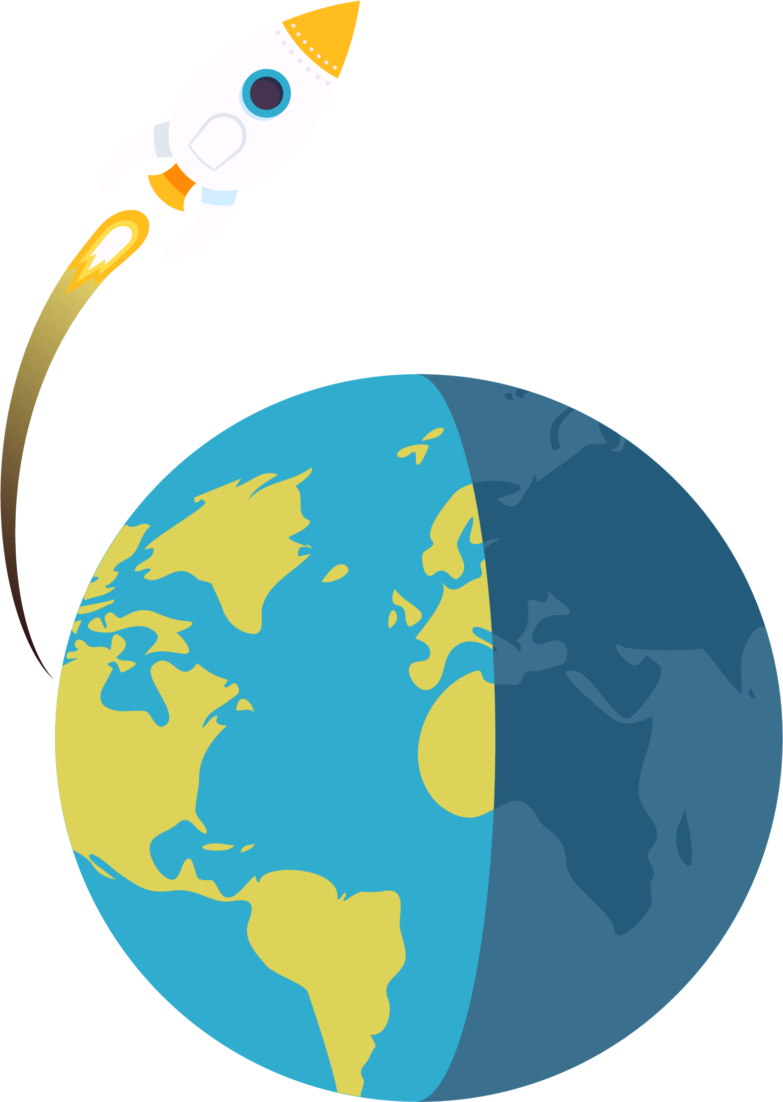 Earth Euclidean Vector Rocket Launch - Earth (2400x3117)