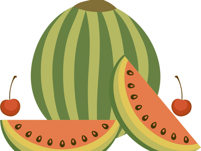 Melon Clipart Buah Buahan - Euclidean Vector (640x480)