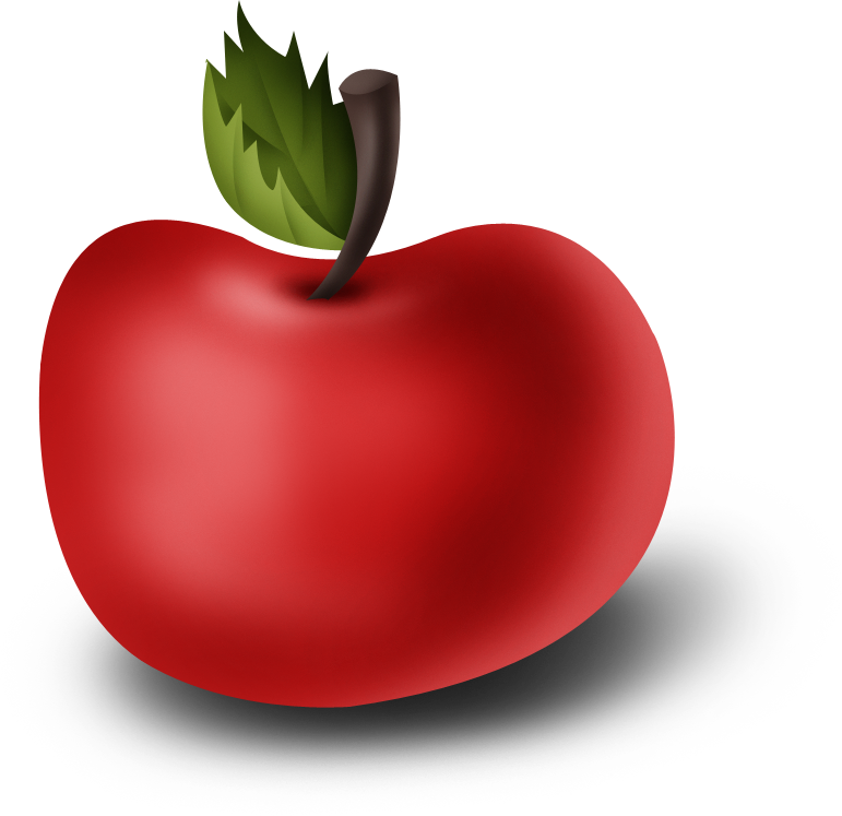 Apple Drawing - Red Apple - Apple Drawing - Red Apple (771x747)
