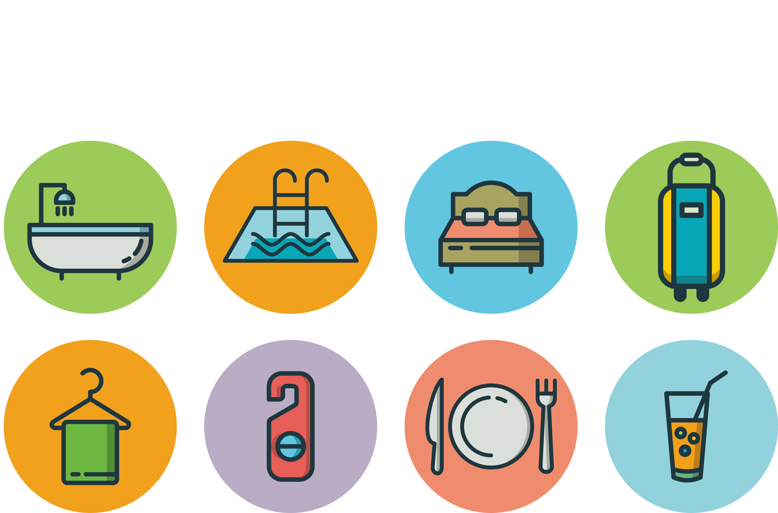 Euclidean Vector Hotel Icon - Hotel (2571x1695)