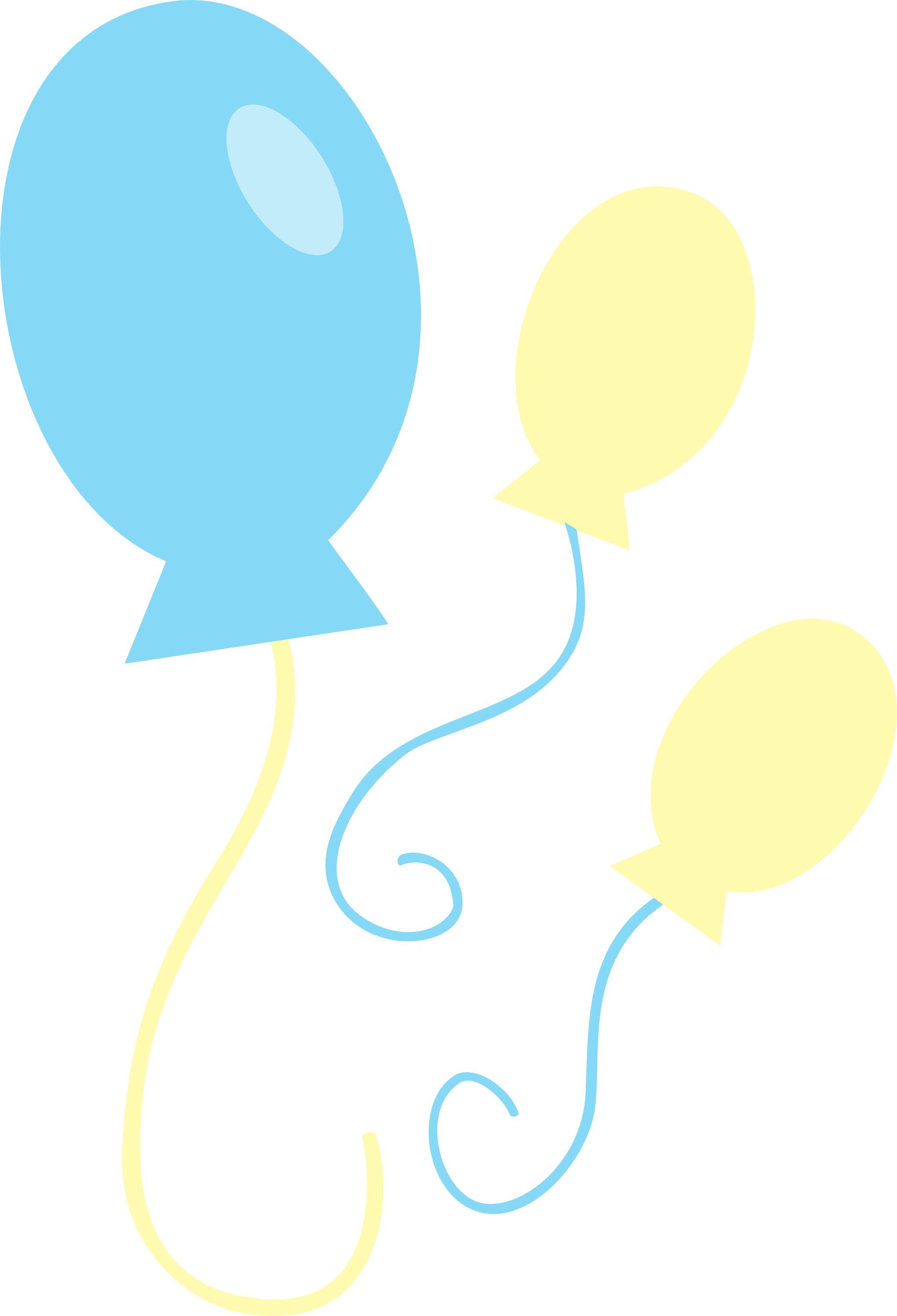 Rainbow Power Cutie Mark - Mlp Balloon Cutie Mark (2044x3000)