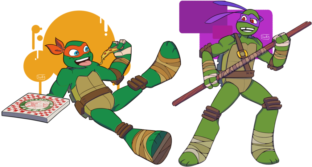 Cute Donnie & Mikey - Michaelangelo (1024x602)