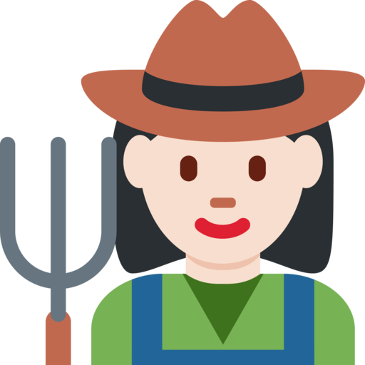 Twitter - Farmer Emoji (512x512)