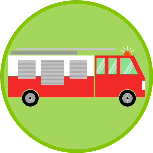 Ready For Disaster - Fire Engine (664x627)