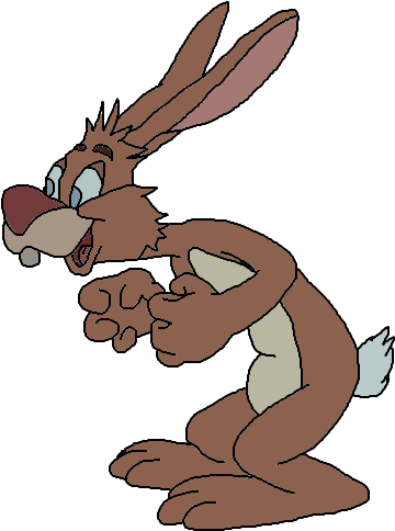 Loopy Hare - Cartoon (422x550)