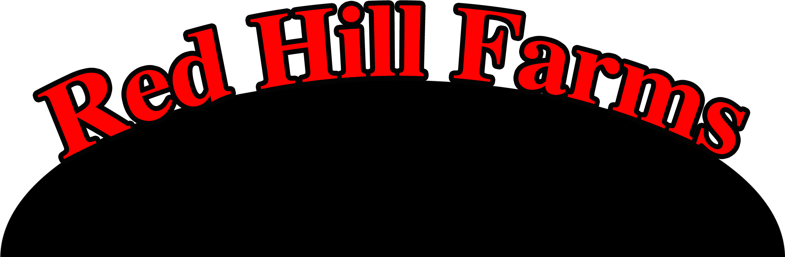 Red Hill Farms - Illustration (2550x901)