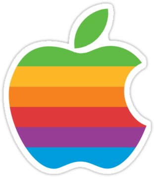 Rainbow By Jasonarnold88 - Logo Apple (375x360)