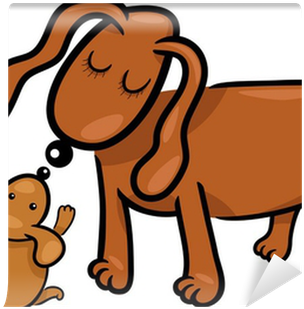 Perro Y Cachorro Animado (400x400)