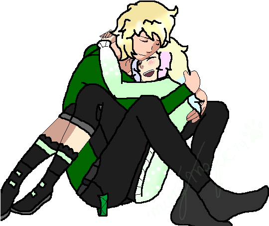 Makayla X Lloyd By Mintymagic74 - Drawing (550x455)