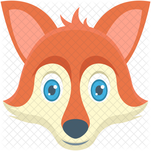 Fox Icon - Red Fox (512x512)
