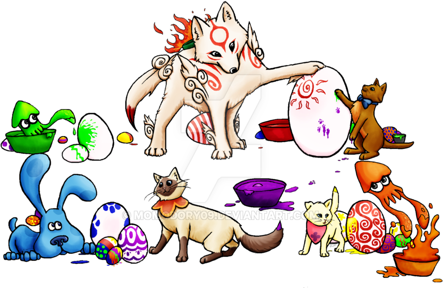 Painting Eggs By Momodory09 - Egg (900x583)