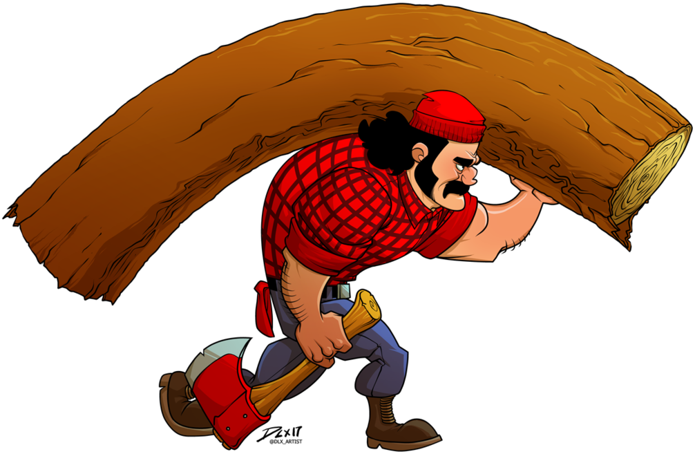 Lumberjack By Dwaynebiddixart Lumberjack By Dwaynebiddixart - Dwayne Biddix (1024x663)