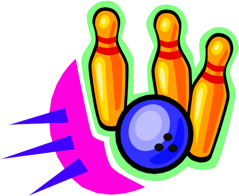 Bowling - Bowling Clip Art (495x457)