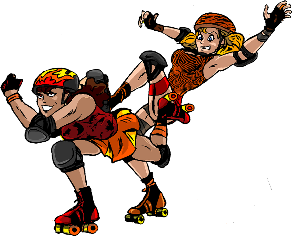 Roller Derby - Roller Derby Comic Book (950x773)