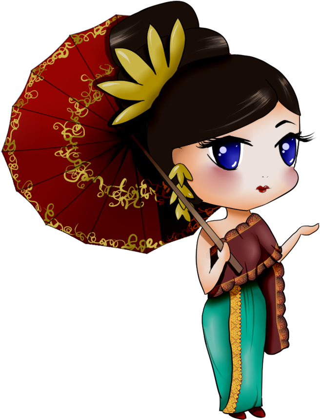 Thai Chibi By Animeobject Thai Chibi By Animeobject - Cartoon (1024x1024)