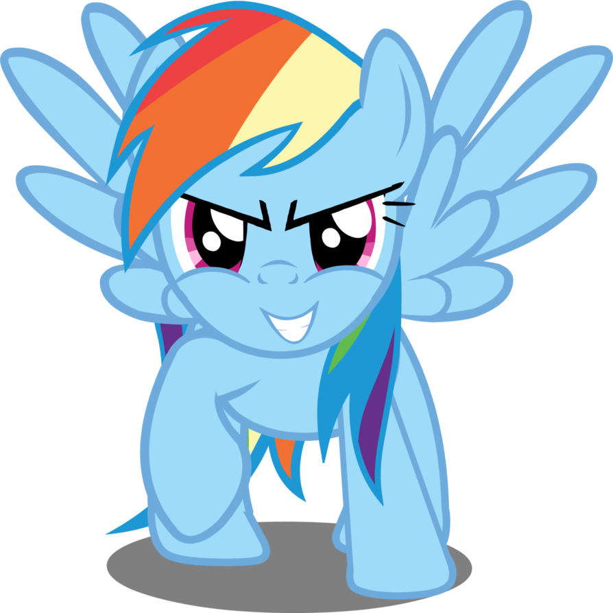 Rainbow - Friendship Is Magic Rainbow Dash (894x894)