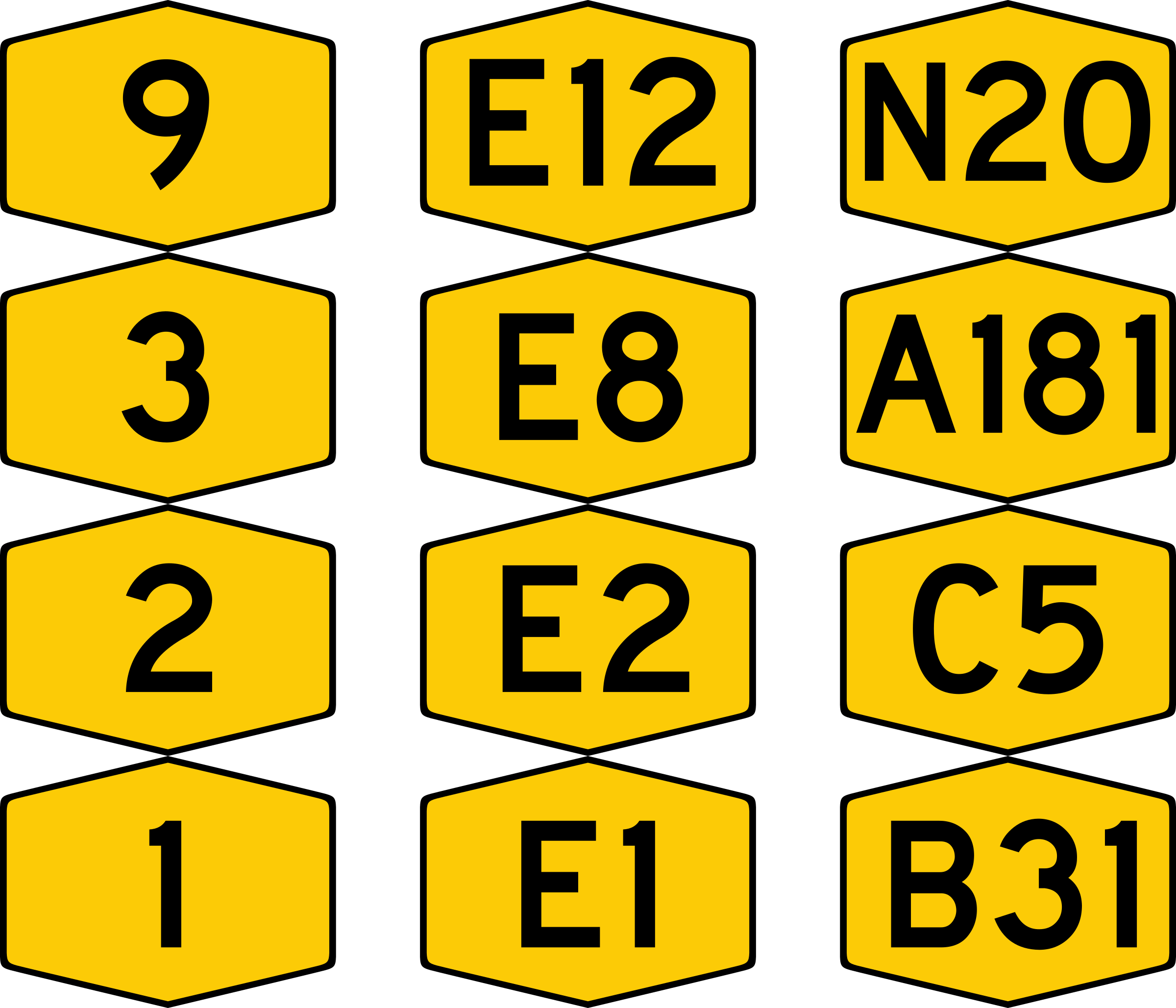 Highway Shields - Malaysia Highway Shield (2400x2057)