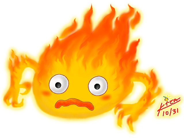 Calcifer By Kitaw99 - Art (640x480)