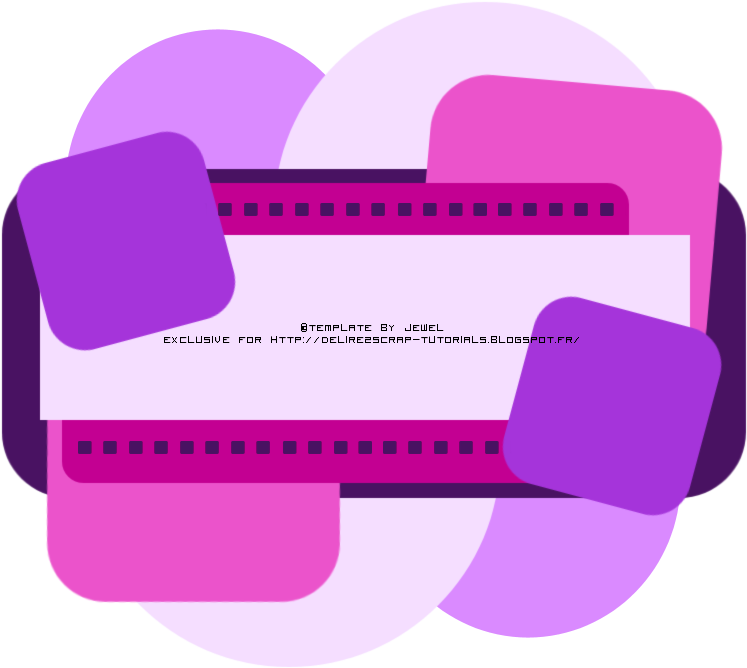Délire2scrap Tutorials - Ftu - Template - Label (800x700)