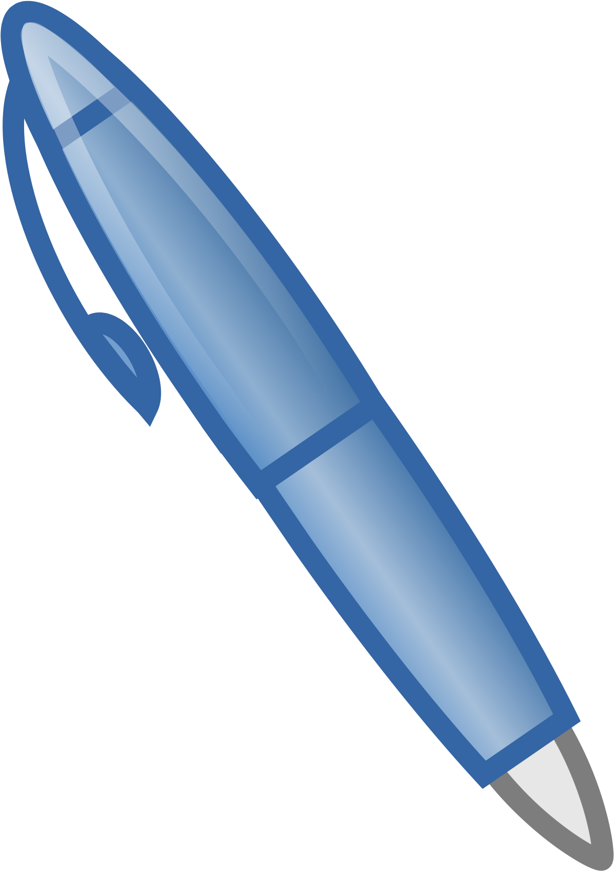 Open - Blue Pen Png (2000x2000)
